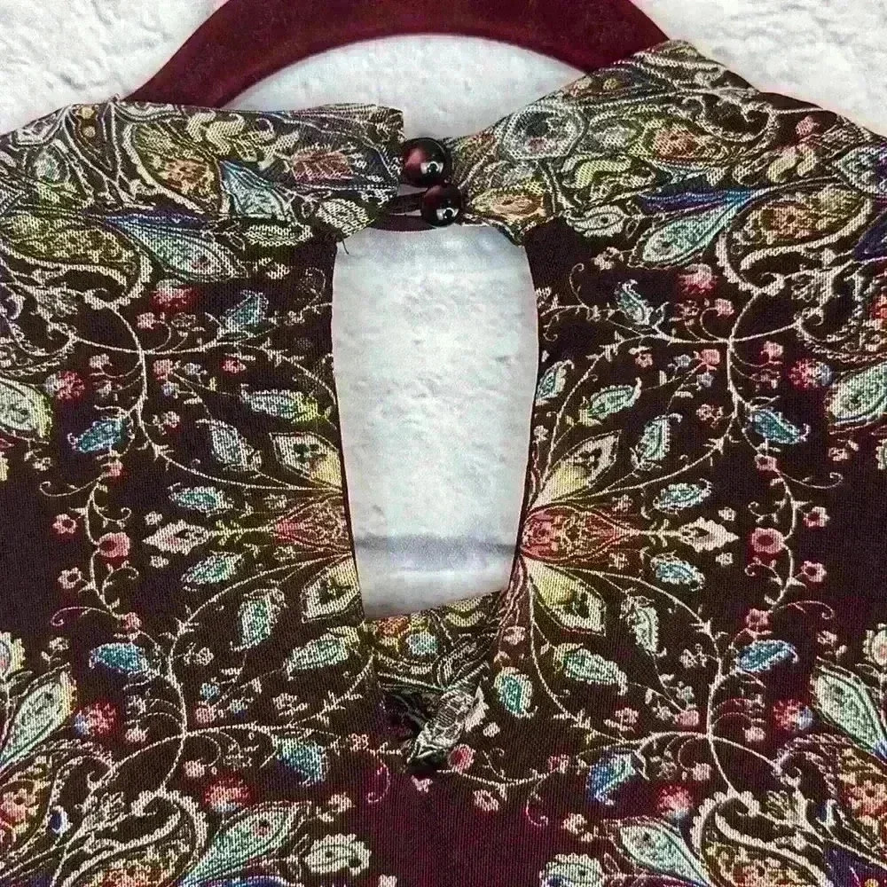Luxology Tank Blouse Floral Print Size XL - Picture 6 of 6